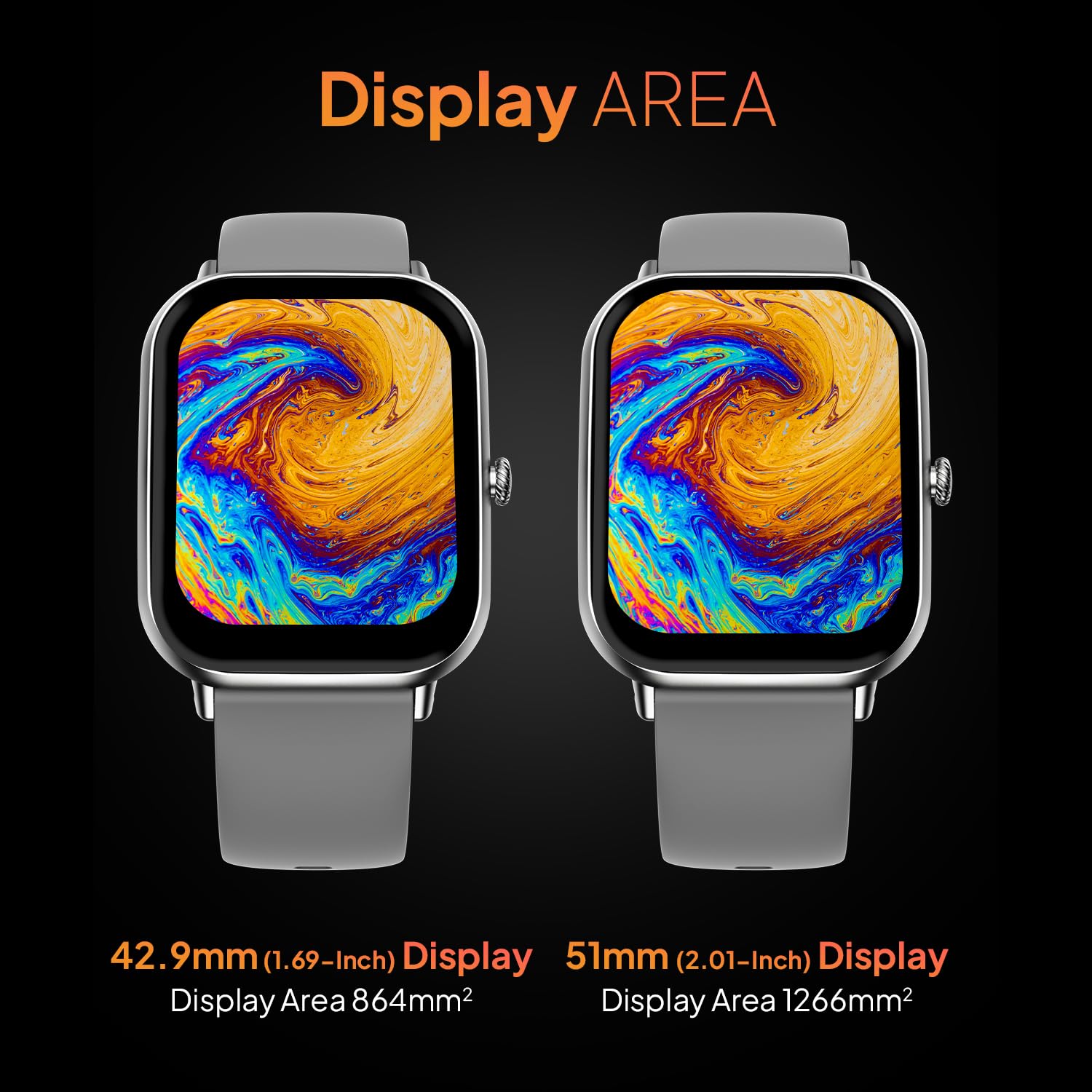 Fire-Boltt Ninja Call Pro Max Bluetooth Calling Smart Watch, 2.01" HD Display, 120+ Sports Modes, - Image 4